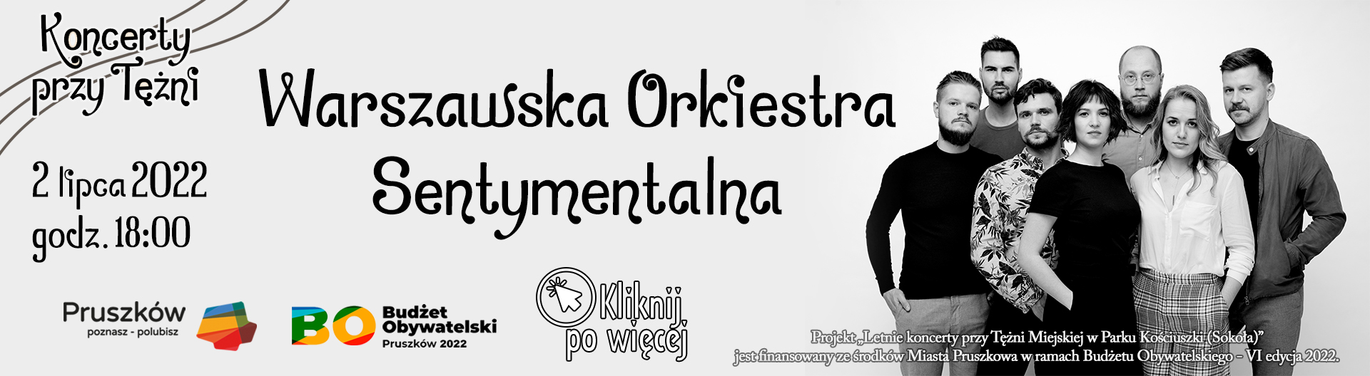 Koncerty przy Tężni - "Warszawska Orkiestra Sentymentalna"