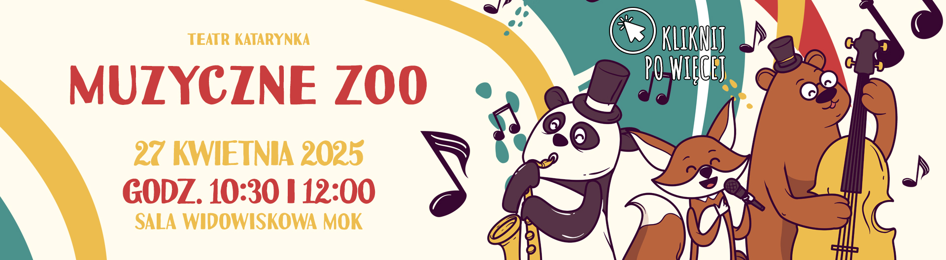 Poranek Teatralny - Muzyczne Zoo - Teatr Katarynka
