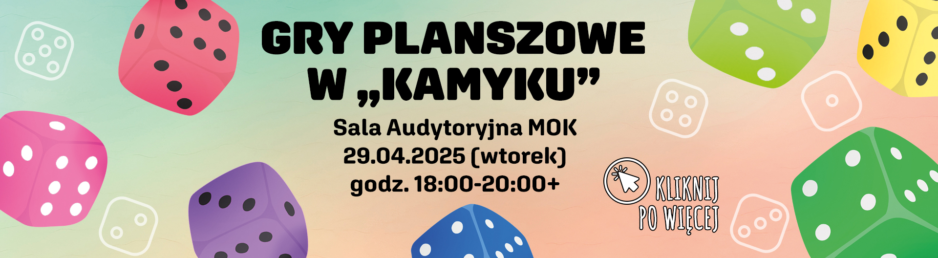 Gry Planszowe w "Kamyku" - Kwiecień 2024
